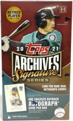 2021 Topps Archives Signature Series MLB Baseball Hobby Box - Retired Player Edition